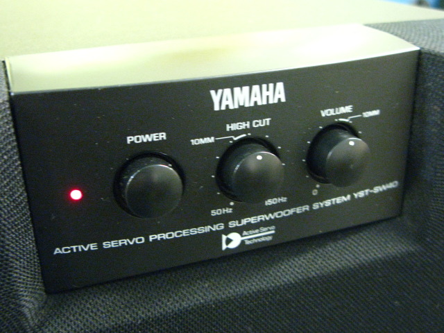 YAMAHA スーパーウーファー YST-SW40 YAMAHA YST-SW40 Active Servo Processing Subwoofer System 50 Watts