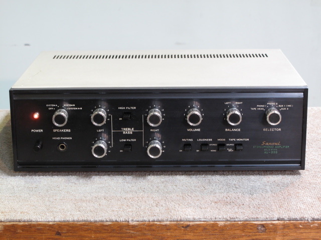 SANSUI サンスイ　プリメインアンプ　AU-555 サンスイ祭4】 SANSUI 山水 AU-555 ステレオフォニックアンプ