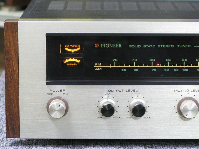 ★PIONEER ビンテージ チューナー TX-90 の持つことの魅力　♪２ PIONEER - ☆PIONEER ビンテージ チューナー TX-90 の持つことの