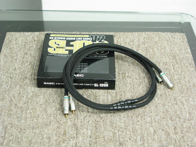 SAEC SL-1990 V2 RCA INTERCONNECT 0.7m ペア オーディオケーブル RCA