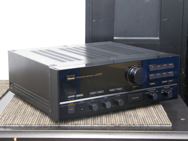 SANSUI AU-α707i ステレオプリメインアンプ メンテナンス済み中古品 SANSUI AU-α707 EXTRA プリメインアンプ サンスイ 中古 - メルカリ