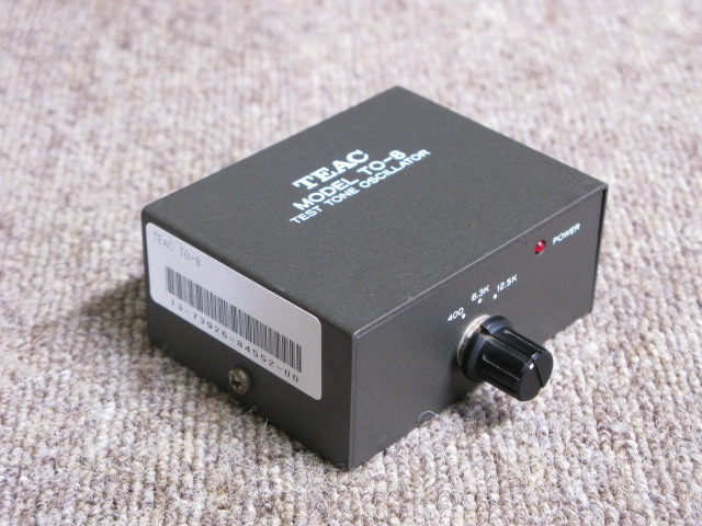 TEAC test tone oscillator TO-8 ティアック テストトーンオシレーター