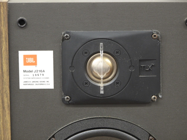 JBL J216A スピーカー JBL J216A/J216PROの仕様