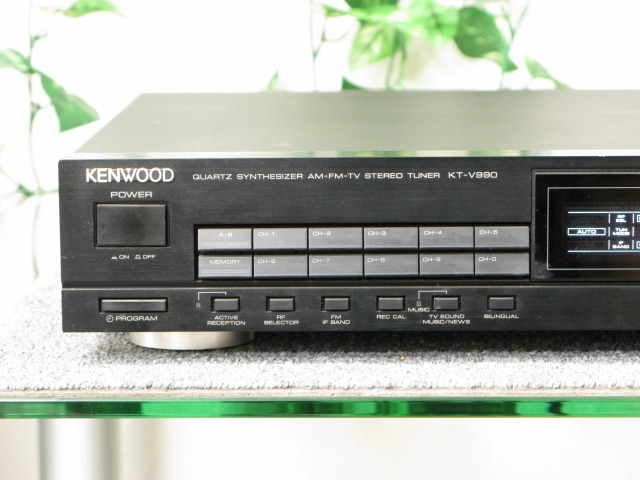 KENWOOD AM/FMステレオチューナー KT-V990 Kenwood KT-V990 AM/FM Stereo Tuner F/S from JAPAN | eBay