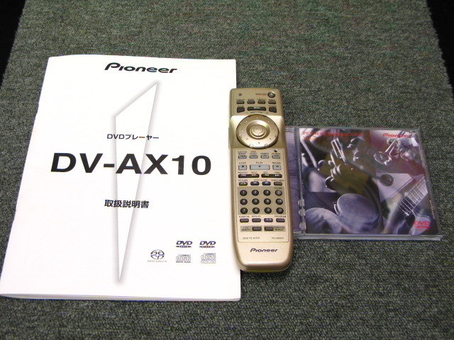 パイオニア Pioneer DV-AX10 マルチDVDプレーヤー