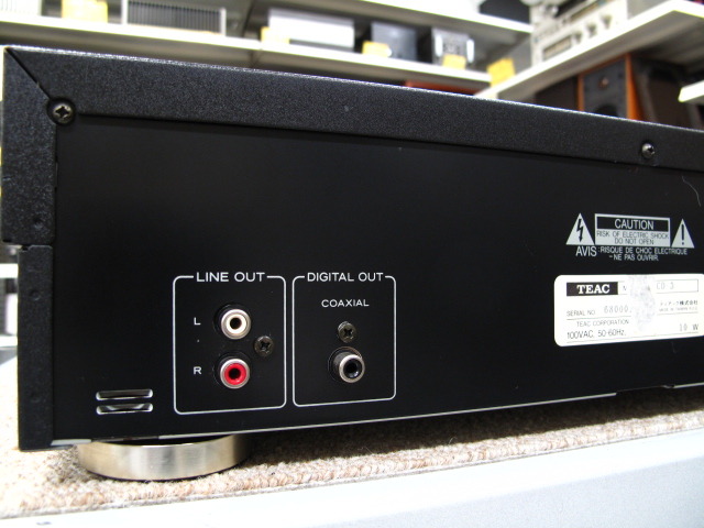 CD-3 TEAC - 中古オーディオ 高価買取・販売 ハイファイ堂
