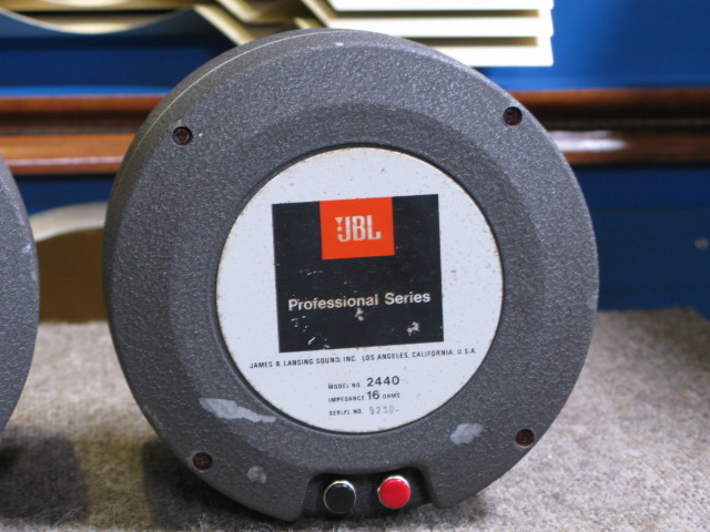 JBL 2440 ウーハー JBL 2440 ウーハー JBL 2482 Horn Drivers (No Lens) . Ultra