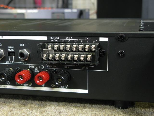 美品 TOA マルチチャンネルパワーアンプ P-60F マルチチャネル 業務用 パワ－アンプ 80W×4ch (P-60F) | TOA株式会社