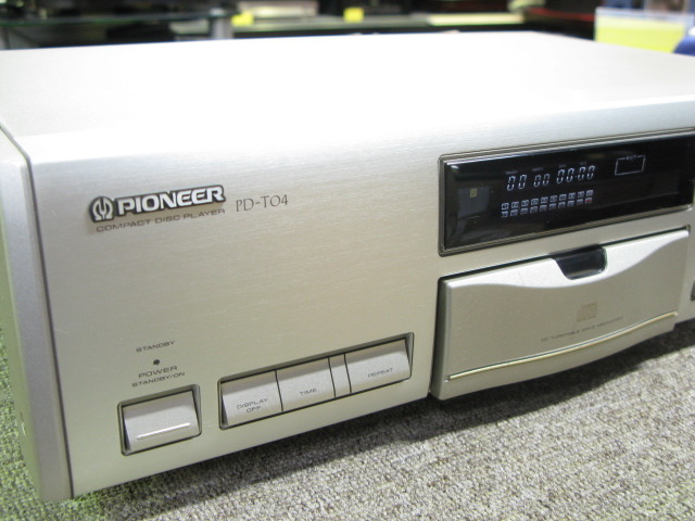 【リモコン付属】Pioneer PD-T04 CDプレーヤー※即配可 リモコン付属】Pioneer PD-T04 CDプレーヤー※即配可