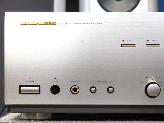 ★【￥55,000・1998年】MARANTZ　PM-68 プリメインアンプ PM-68 marantz - 中古オーディオ 高価買取・販売 ハイファイ堂