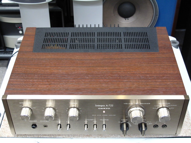 Integra A-722 オーディオアンプ ☆ 【整備・レストア済、準美品】 ONKYO Integra A-722