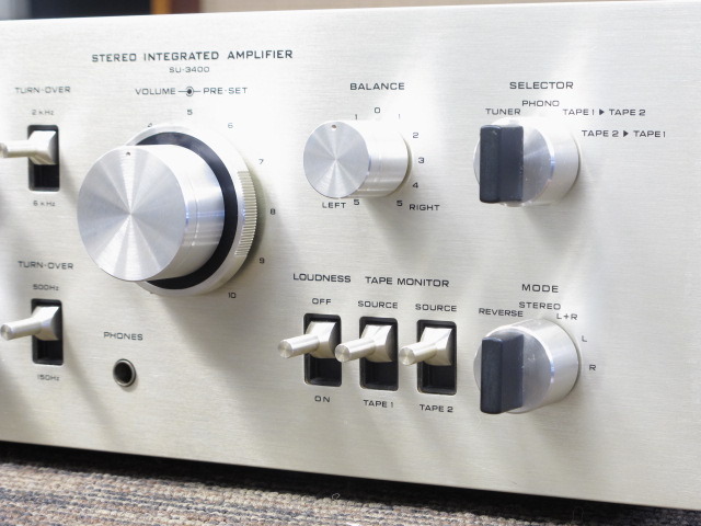 Technics テクニクス　プリメインアンプ　SU-3400　動作品 SU-3400 Technics - 中古オーディオ 高価買取・販売 ハイファイ堂