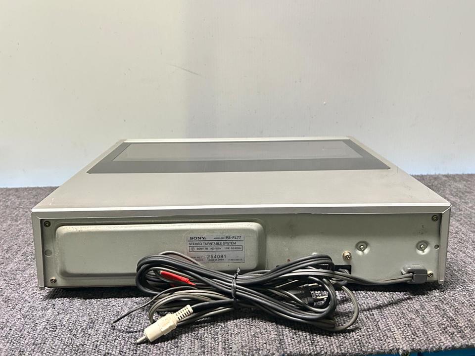 ソニー PS-FL77 レコードプレーヤー 取扱説明書 完動品