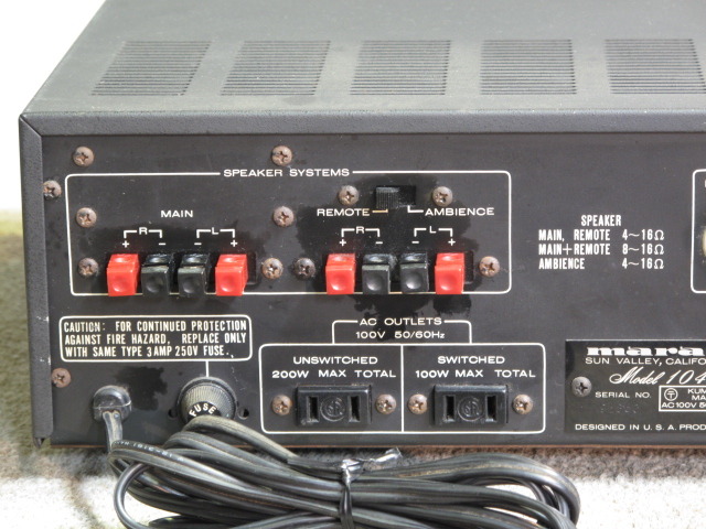 model 1040 marantz - 中古オーディオ 高価買取・販売 ハイファイ堂