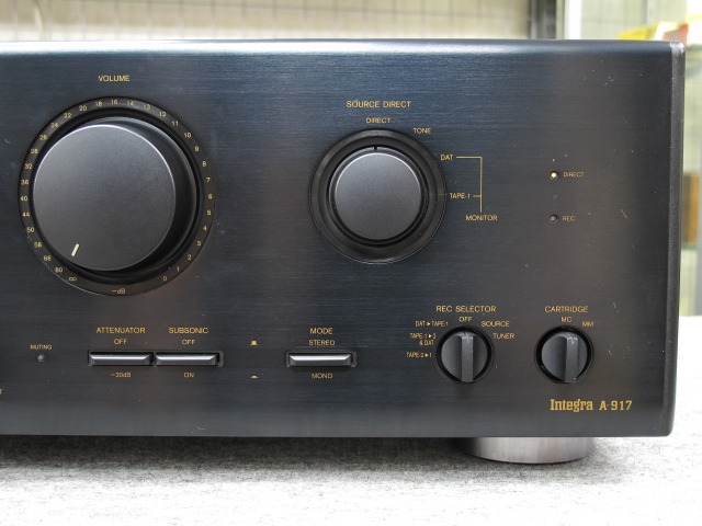 オンキョー INTEGRA A-917R 中古動作品 オンキョー INTEGRA A-917R