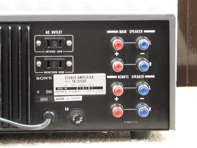 TA-3200F SONY - HiFi-Do McIntosh/JBL/audio-technica/Jeff Rowland