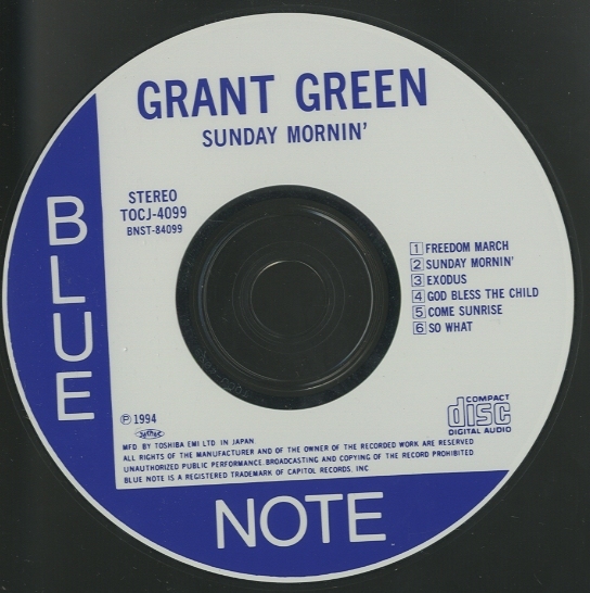 洋楽 Grant Green / Sunday Mornin' STEREO Orig Green, Grant - Sunday Morning - Amazon.com Music