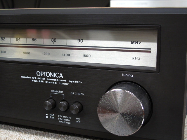 ■OPTONICA シャープ ST‐1030B ビンテージステレオチューナー □OPTONICA シャープ ST‐1030B ビンテージステレオチューナー
