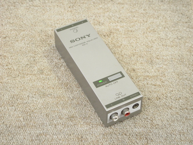 SONY ソニー EQ-2 乾電池式 MMカートリッジ フォノイコライザー 2 卓上オーディオ (Tabletop Audio): SONY フォノイコライザー