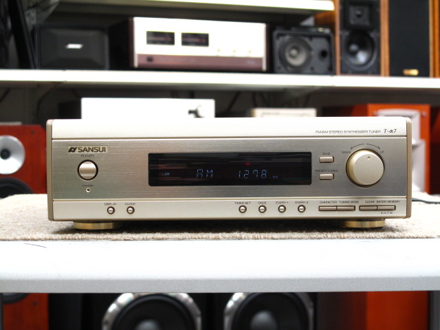 名機！SANSUI 山水 サンスイT-α7 FM AMステレオチューナー SANSUI サンスイ T-α7 FM/AM ステレオチューナー｜Yahoo!フリマ