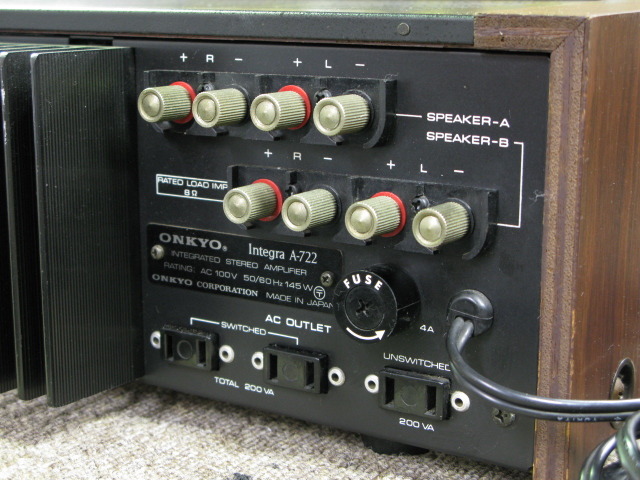 Integra A-722 ONKYO - 中古オーディオ 高価買取・販売 ハイファイ堂