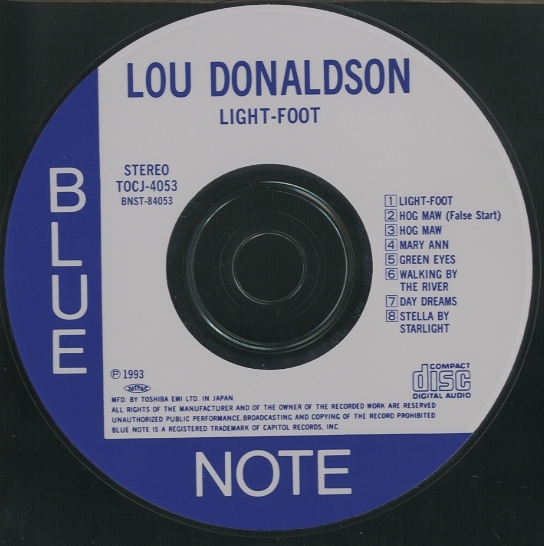 LIGHT-FOOT/LOU DONALDSON LOU DONALDSON - 中古オーディオ 高価買取