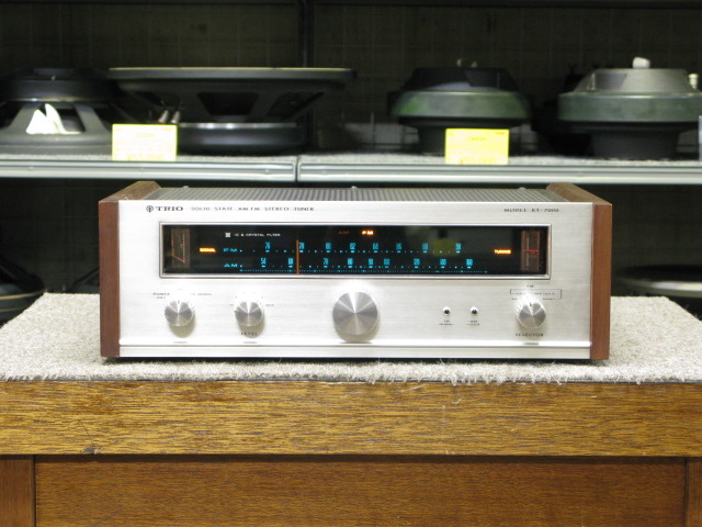 TRIO KT-7000 AM/FM ステレオチューナー　中古品 KT-7000 TRIO - 中古オーディオ 高価買取・販売 ハイファイ堂