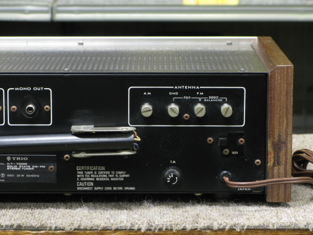 KT-7000 TRIO - 中古オーディオ 高価買取・販売 ハイファイ堂