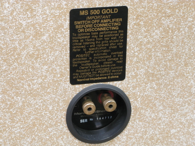 MS-500 GOLD Mordaunt-short - 中古オーディオ 高価買取・販売