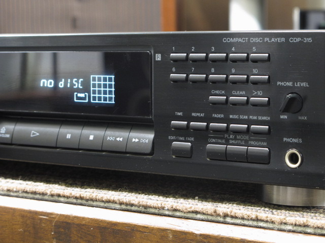 CDP-315 SONY - 中古オーディオ 高価買取・販売 ハイファイ堂