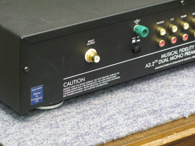 A3.2CR PRE MUSICAL FIDELITY - 中古オーディオ 高価買取・販売