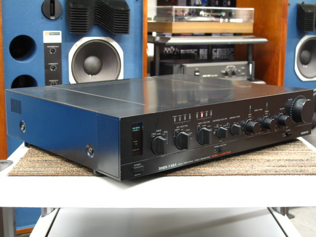 ジャンク品】ONKYO Integra P-306 ステレオプリアンプ ジャンク品