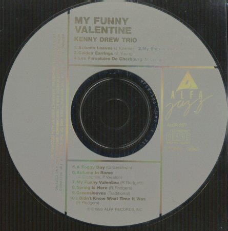 MY FUNNY VALENTINE/KENNY DREW KENNY DREW - 中古オーディオ 高価買取