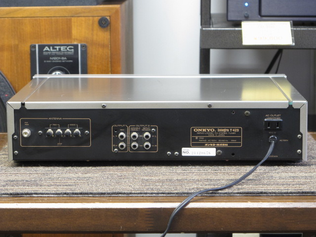 Integra T-429 ONKYO - HiFi-Do McIntosh/JBL/audio-technica/Jeff