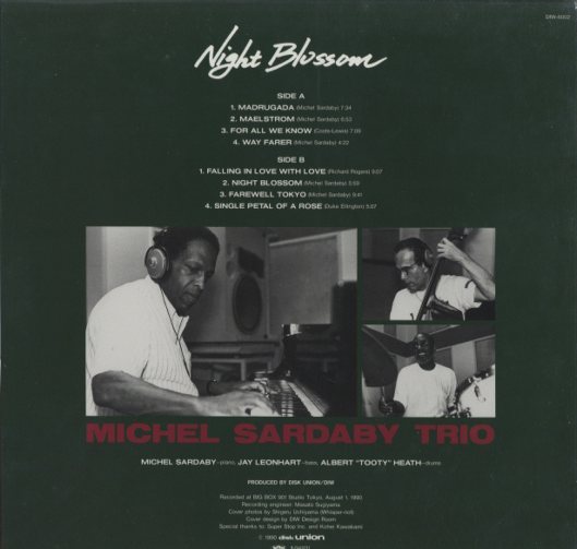 NIGHT BLOSSOM/MICHEL SARDABY MICHEL SARDABY - 中古オーディオ 高価