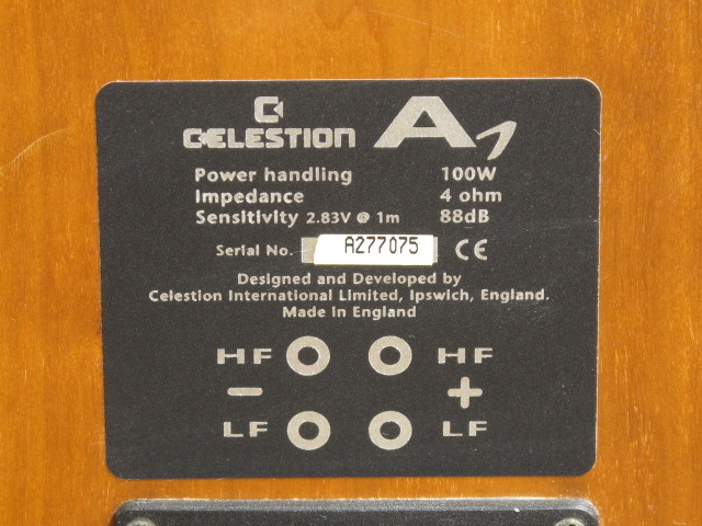CELESTION A1 ペアスピーカー ツイーター凹み無し(その他)｜売買された