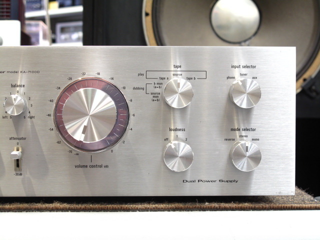 TRIO KA-7100D トリオプリメインアンプ 70年代　国産 Yahoo!オークション - 【整備・レストア済 準美品】 TRIO KA
