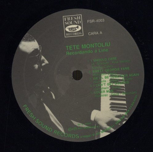 RECORDANDO A LINE/TETE MONTOLIU TETE MONTOLIU - 中古