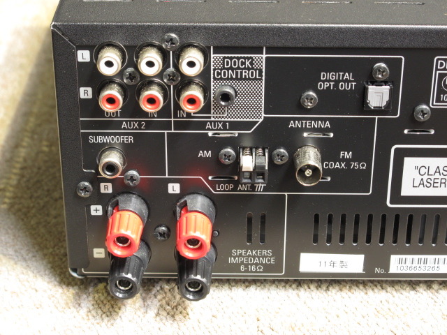 アンプ DENON rcd-m38 DENON RCD-M38 〓 11年製 デノンのCD,USBレシーバー, PU+ASSY+