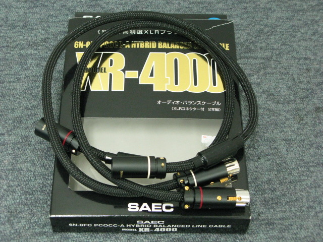 SAEC SPC-6N スピーカーケーブル 約5m×2本 SAEC サエク SPC-6N スピーカーケーブル 6N超高純度銅導体 2m