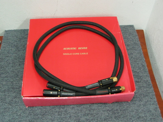 ACOUSTIC REVIVE LINE-1.0XS 1m ペア XLRケーブル ACOUSTIC REVIVE LINE-1.0XS 1m ペア XLRケーブル Acoustic