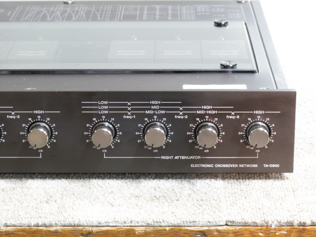 【美品】SONY チャンネルデバイダー TA-D900 UNIT 1/2/4付 TA－D900