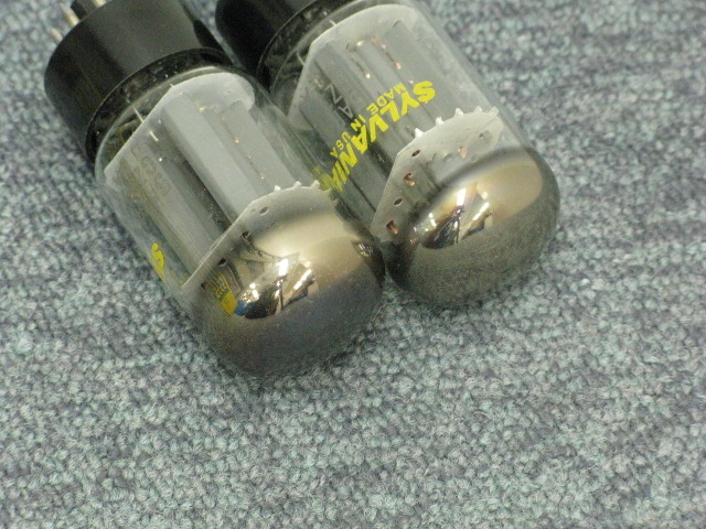 父の遺品整理、Sylvania 5AR4 EZ34 真空管セット