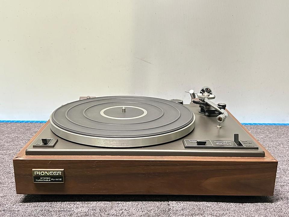 PIONEER レコードプレーヤー BELT DRIVE TURNTABLE PL-M12 PL-M12 PIONEER - 中古オーディオ 高価買取・販売 ハイファイ堂