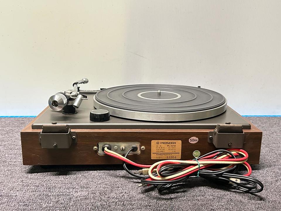 PIONEER レコードプレーヤー BELT DRIVE TURNTABLE PL-M12 PL-M12 PIONEER - 中古オーディオ 高価買取・販売 ハイファイ堂