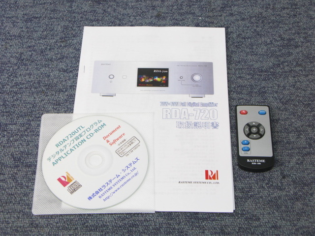 希少品 RDA-720 ラステーム RASTEME フルデジタルプリメインアンプ 希少品 RDA-720 ラステーム RASTEME フルデジタルプリメインアンプ