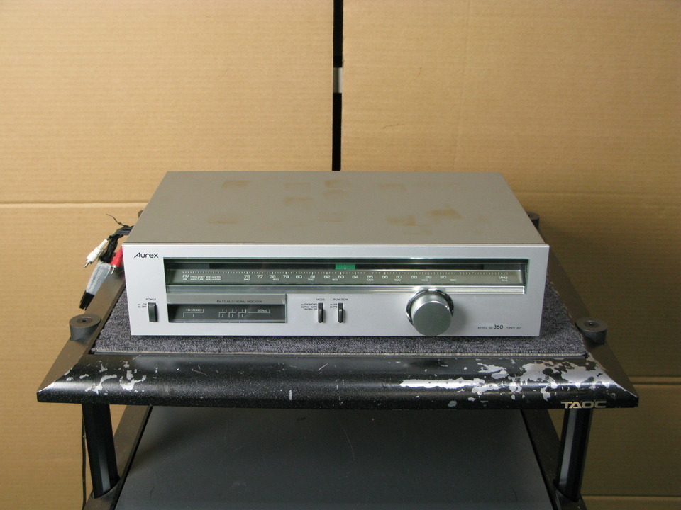 Yahoo!オークション - 音出し動作品AurexプリメインアンプSA-360+チ