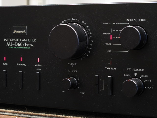 AU-D607F EXTRA SANSUI - 中古オーディオ 高価買取・販売 ハイファイ堂