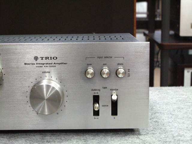 ⑩ TRIO オーディオ　KA-3300 ステレオ KENWOOD TRIO KA-3300 Stereo Premain Amplifier Working