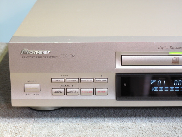 パイオニア Pioneer CDレコーダー PDR-D7 PDR-D7｜PIONEER パイオニア CDレコーダー PDR-D7 CD-R/CD-RW
